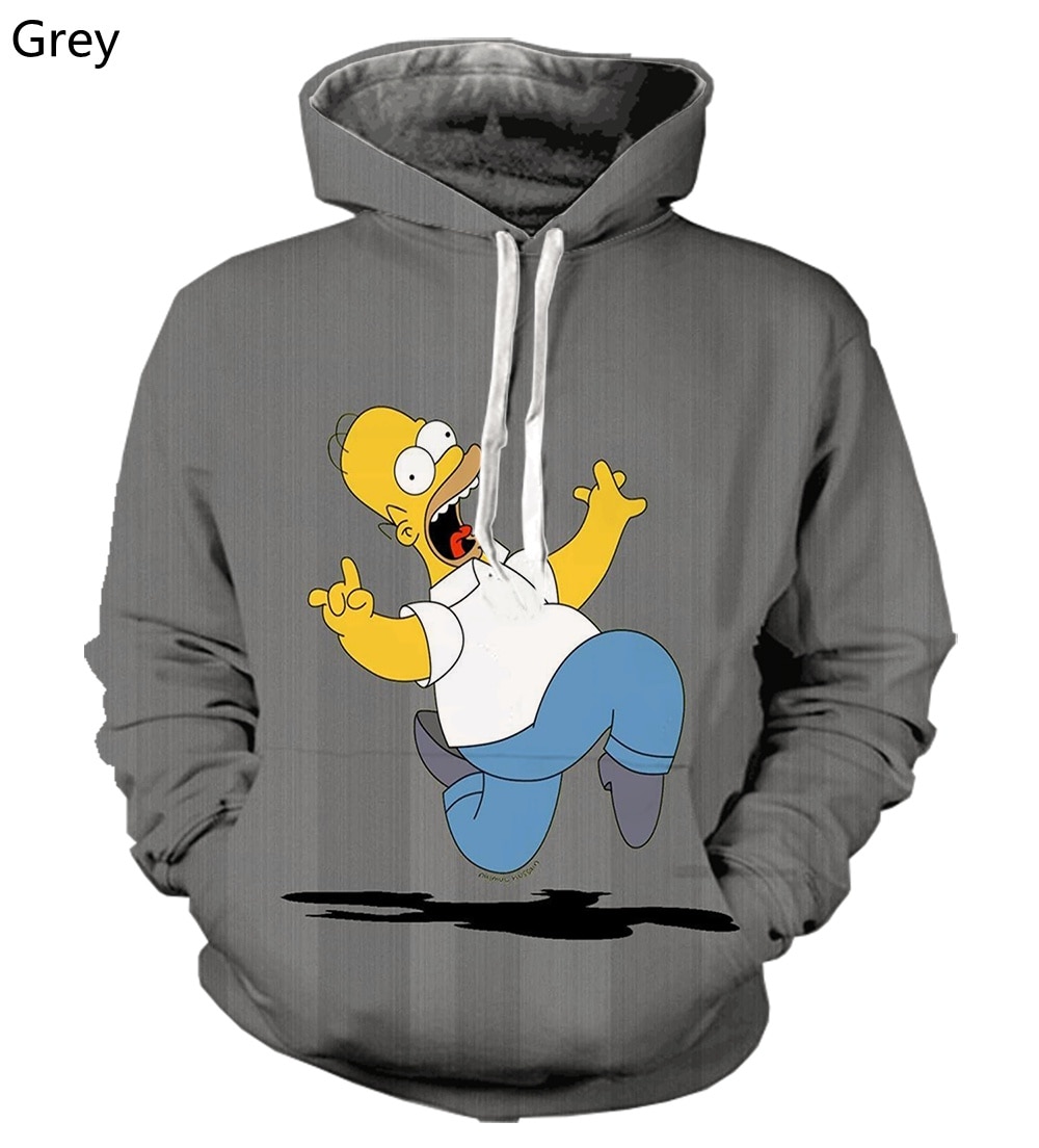 2022 New The S Simpsons Printed Men Women 3D Sweatshirts Sweatshirts Quality Hooded Jacket Novelty Streetwear 2 - The Simpsons Merch