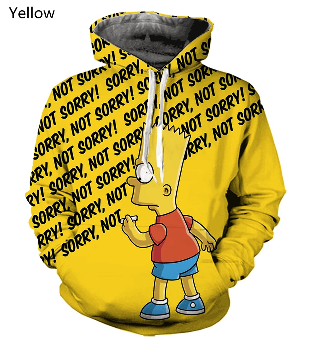 2022 New The S Simpsons Printed Men Women 3D Sweatshirts Sweatshirts Quality Hooded Jacket Novelty Streetwear 4 - The Simpsons Merch