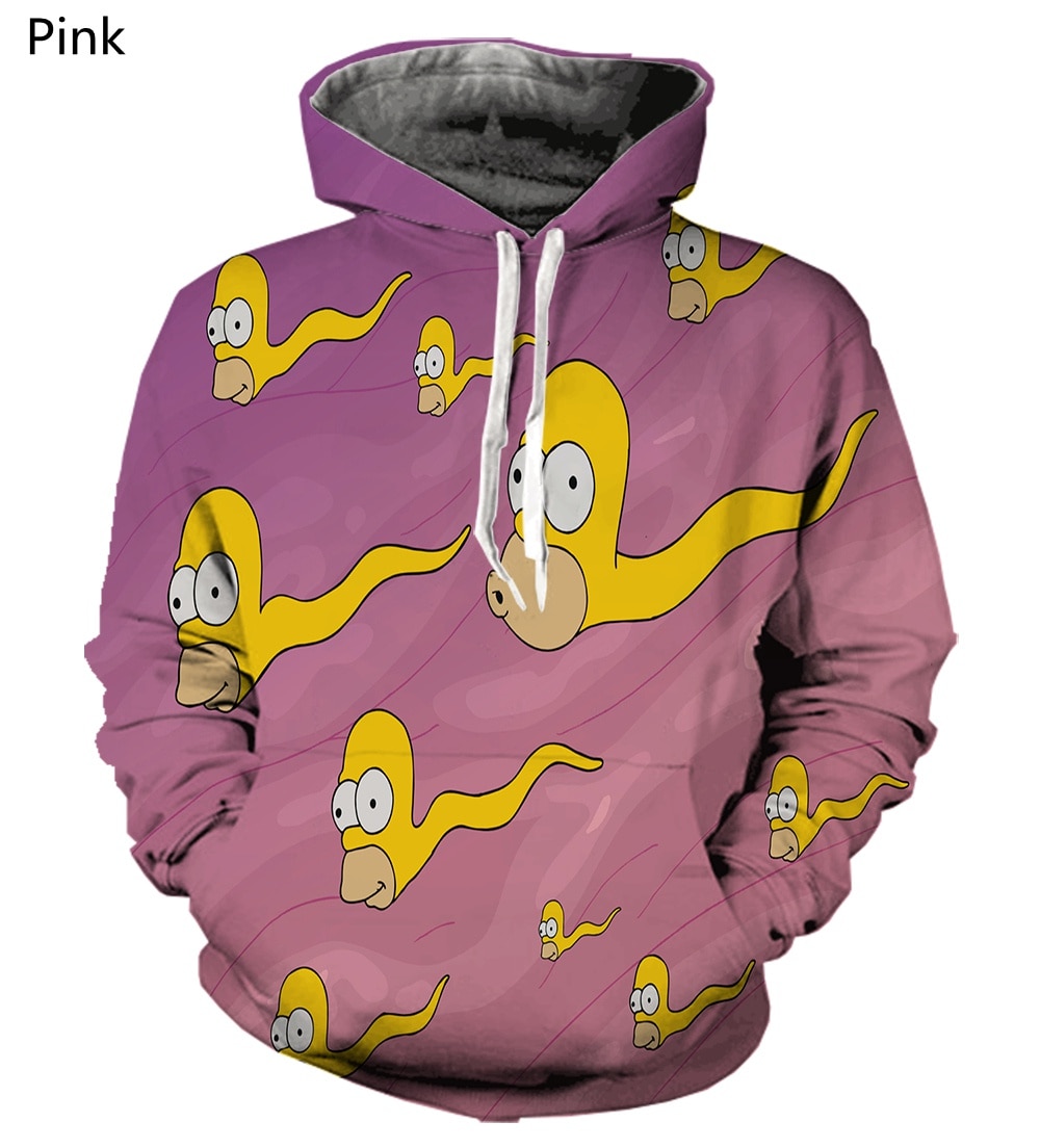 2022 New The S Simpsons Printed Men Women 3D Sweatshirts Sweatshirts Quality Hooded Jacket Novelty Streetwear 5 - The Simpsons Merch