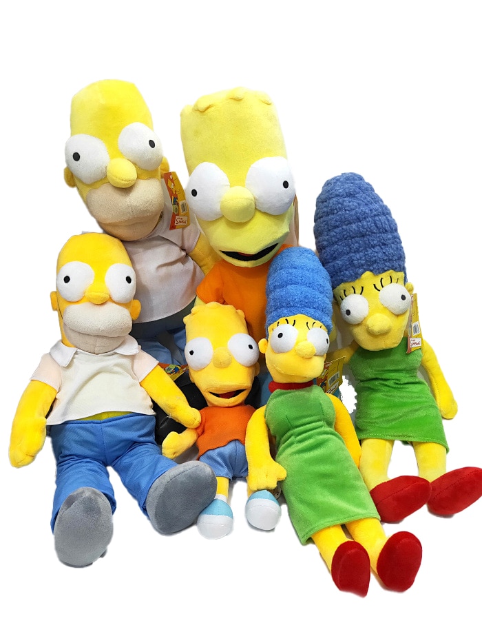 22 55cm The Simpsons Homer J Simpson Marge Simpson Bart Simpson Kawaii kids Toys Plush Birthday 6 - The Simpsons Shop