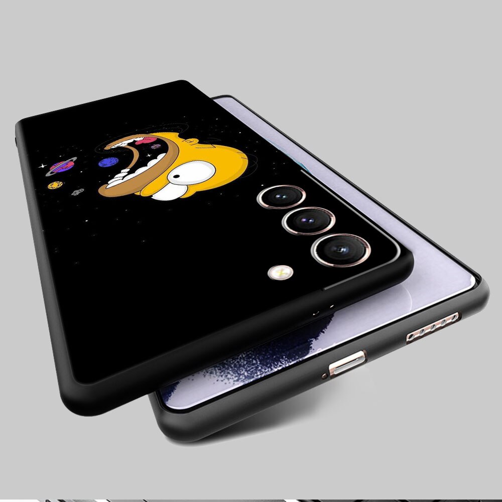 Case For Samsung S8 S9 S10e S20 FE 2022 S22 Ultra 5G S10 S7 S21 Plus 4 - The Simpsons Merch