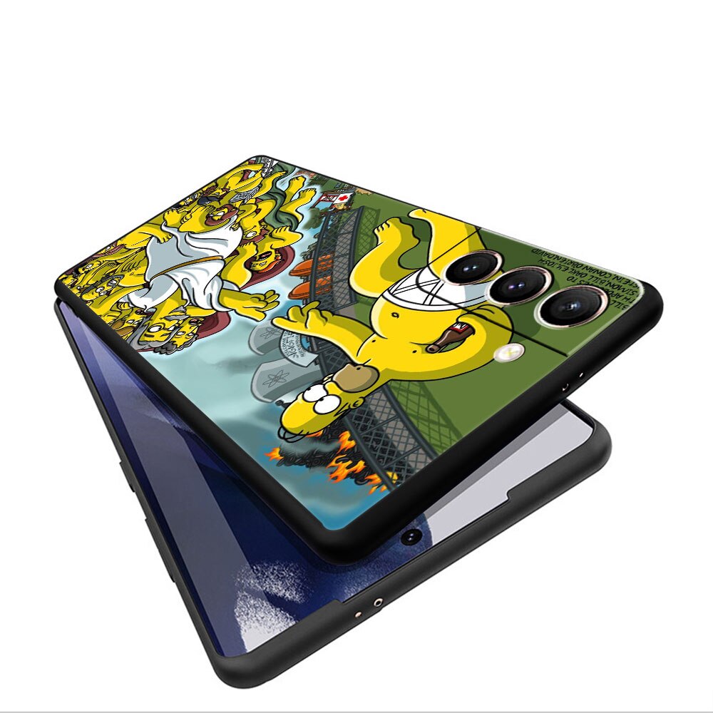 Case For Samsung S8 S9 S10e S20 FE 2022 S22 Ultra 5G S10 S7 S21 Plus 5 - The Simpsons Merch