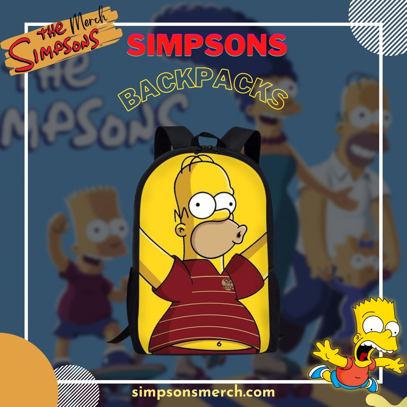 SimpSons Backpacks - The Simpsons Merch