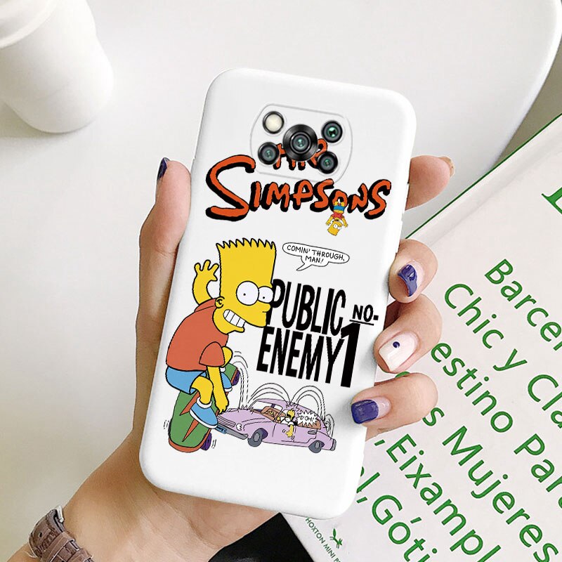 The Simpsons Boy Case For Poco X3 PocoX3 Pro X 3 NFC TPU Cover Soft Cartoon 3 - The Simpsons Merch