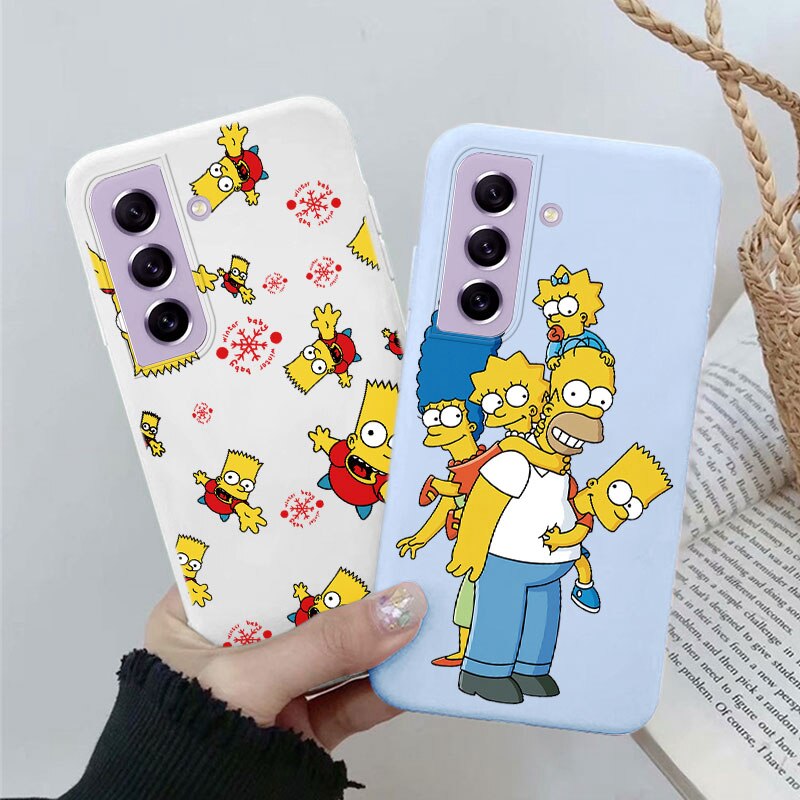 The Simpsons Boy Case For Samsung S21 Ultra S 21 Plus Lite FE TPU Cover Soft 1 - The Simpsons Merch
