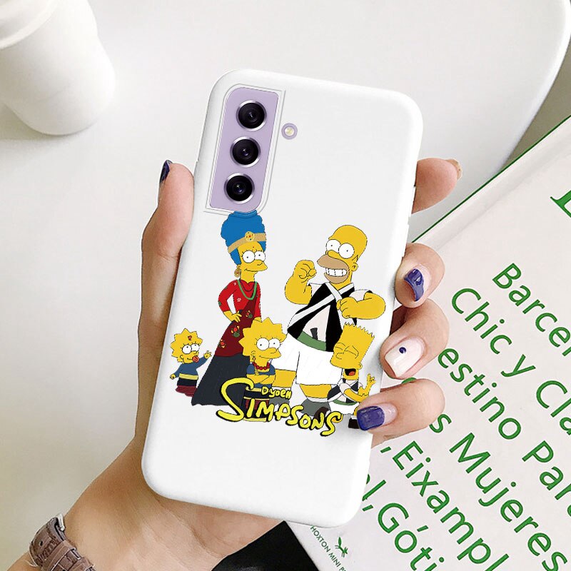 The Simpsons Boy Case For Samsung S21 Ultra S 21 Plus Lite FE TPU Cover Soft 3 - The Simpsons Merch