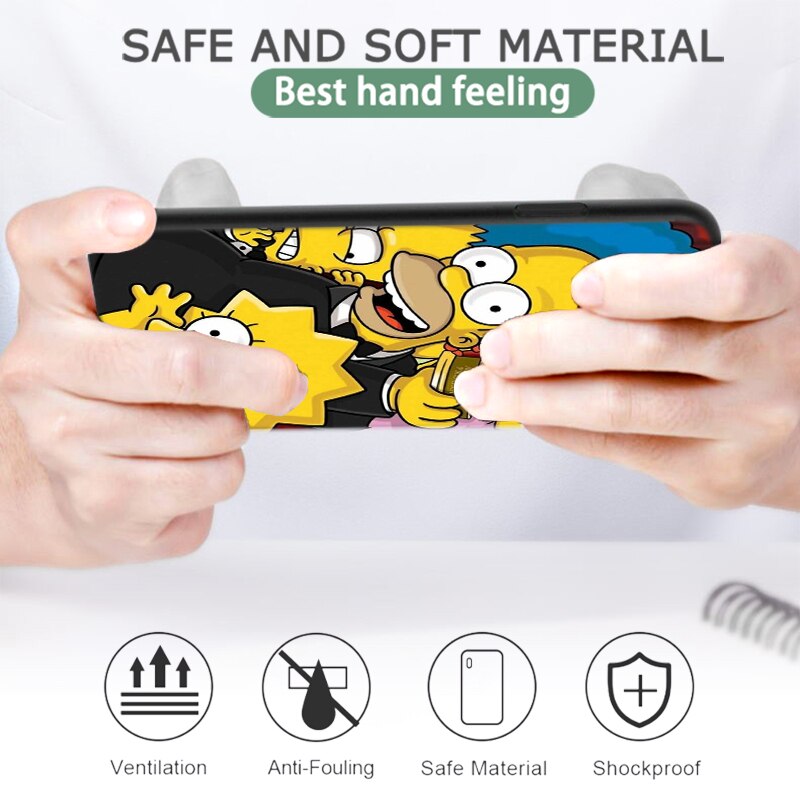 The Simpsons Phone Cases For Samsung A71 A72 4G 5G For A71 A72 Back Cover Smartphone 2 - The Simpsons Merch