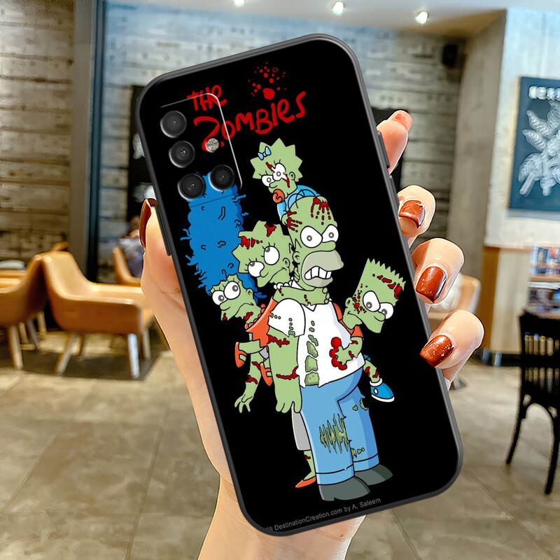 The Simpsons Phone Cases For Samsung A71 A72 4G 5G For A71 A72 Back Cover Smartphone 5 - The Simpsons Merch