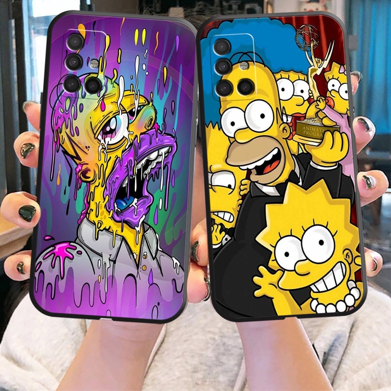 The Simpsons Phone Cases For Samsung A71 A72 4G 5G For A71 A72 Back Cover Smartphone 6 - The Simpsons Shop