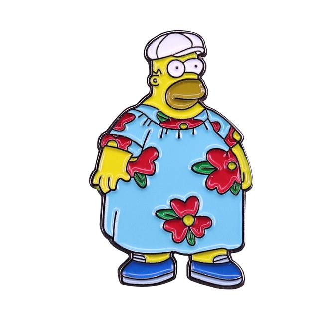the-simpsons-pins-the-simpsons-flowers-dress-pin