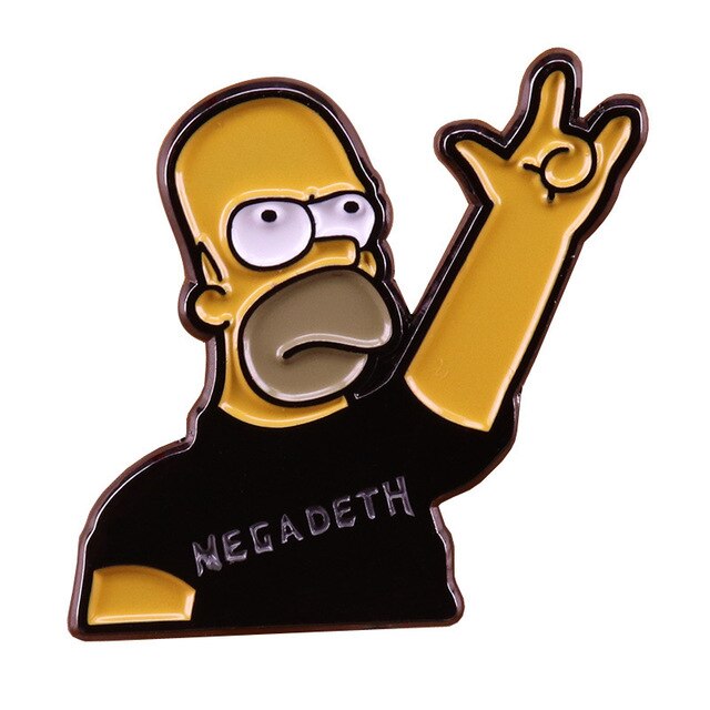 the-simpsons-pins-the-simpsons-megadeth-pin