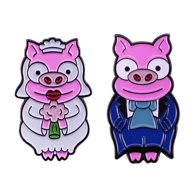 the-simpsons-pins-the-simpsons-couple-pig-pin