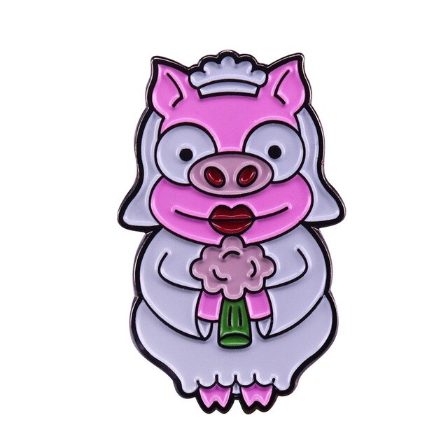 the-simpsons-pins-the-simpsons-pig-bride-pin