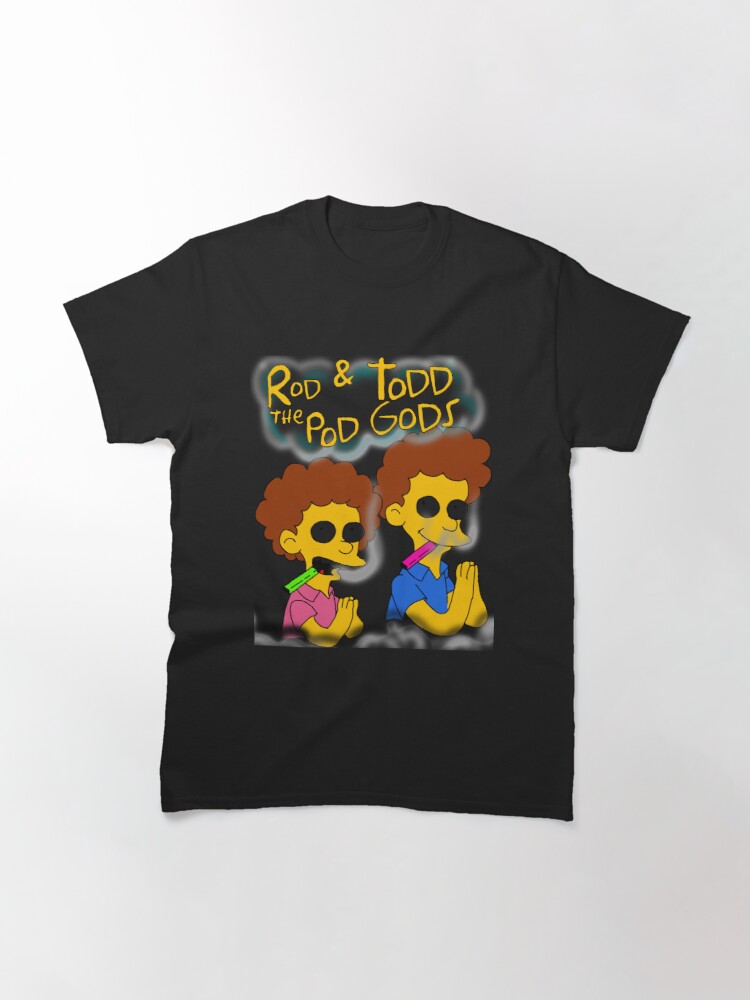 the-simpsons-t-shirts-rodtodd-pod-gods-classic-t-shirt