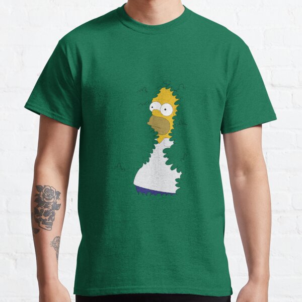 the-simpsons-t-shirts-homer-in-the-bushes-classic-t-shirt