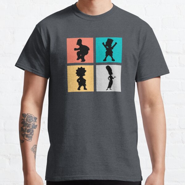 the-simpsons-t-shirts-family-squares-light-classic-t-shirt