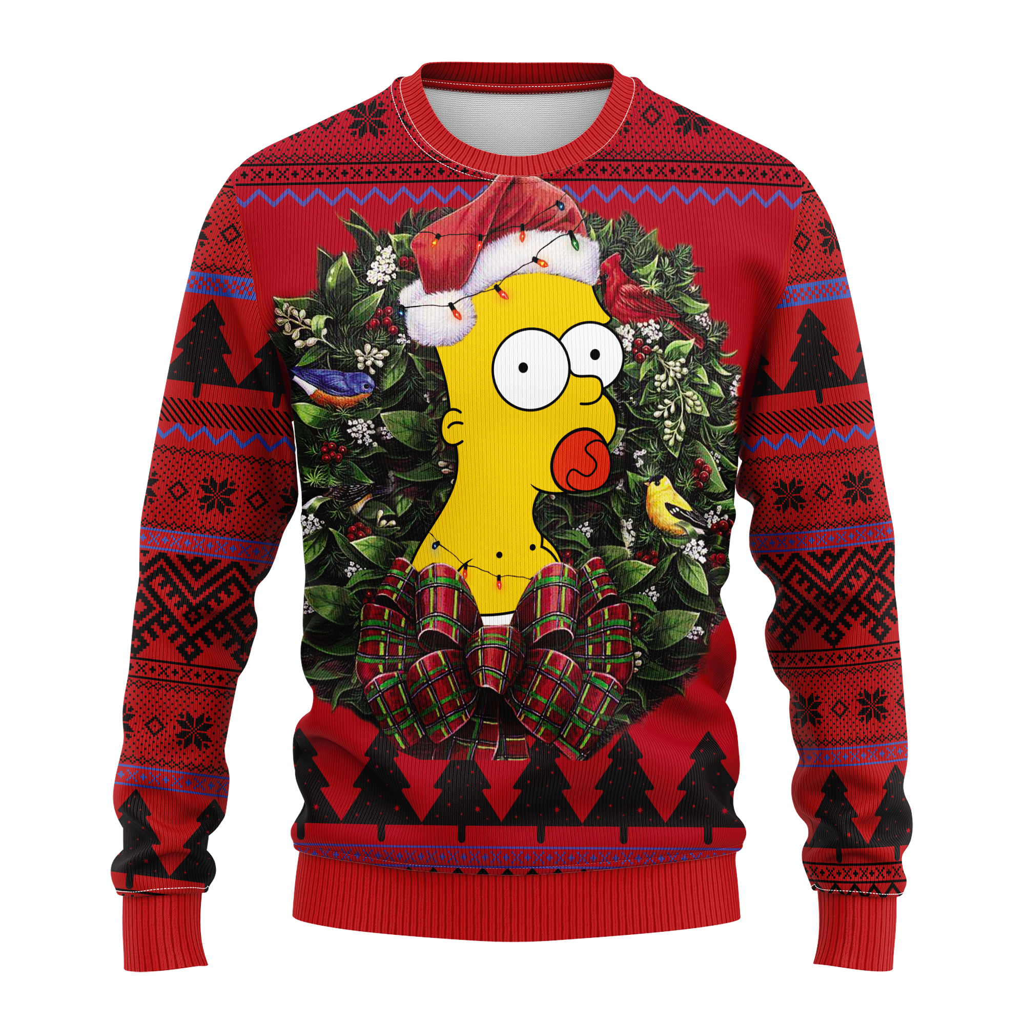 Bart simpson christmas sweater hotsell